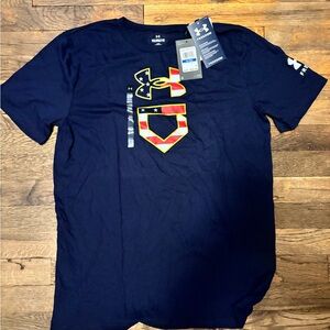 Under Armour - Baseball logo tshirt YXL - Brand New with tags.